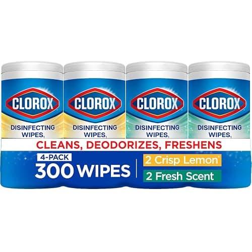 Clorox Disinfecting Wipes Variety Pack, Bleach-Free, Kills 99.9% of Germs and Viruses Including COVID-19, 75 Count, Pack of 4 - Image 1