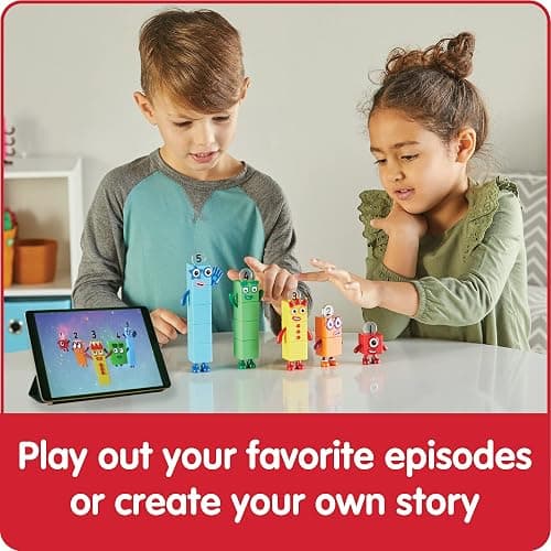 hand2mind Numberblocks Friends One to Five, Action Figure Set, Toy Figures & Playsets, Small Figurines for Kids, Counting Blocks, Numbers for Toddlers, Math Toys, Kids Birthday Gifts thumbnail 4