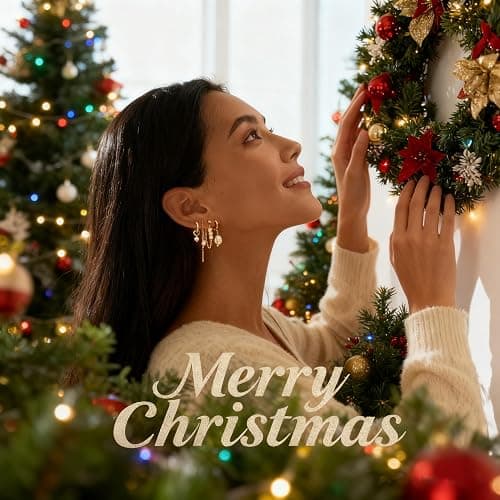 Moodear Gold Earrings for Women No Tarnish - Trendy 14K Gold Plated Pearl Hoop Studs Chain Earrings Stacks for Women Wedding Jewelry Gift thumbnail 8