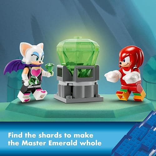 LEGO Sonic The Hedgehog Knuckles’ Guardian Mech Building Toy Set, Sonic Toy for Kids, Video Game Inspired Knuckles Action Figure with Master Emerald, Gaming Gift for 8 Year Old Boys and Girls, 76996 thumbnail 5