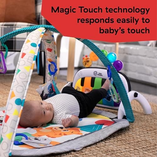 Baby Einstein, 4 in 1 Kickin' Tunes Spieldecke mit 70+ Geräuschen, 25+ Minuten Musik, Erlebnisdecke mit Klavier und Lichtern, Spielmatte mit Spielbogen abnehmbarem Babyspielzeug, ab der Geburt thumbnail 11