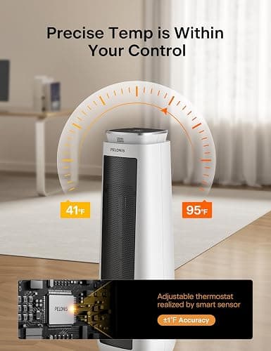 Ceramic Tower Space Heater with Remote thumbnail 7