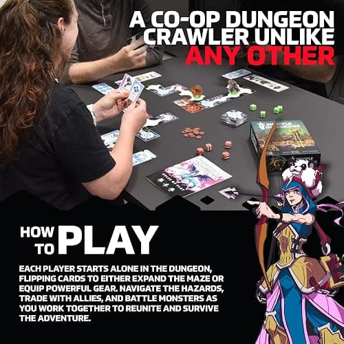 Zero Strategy Games Shuffle Dungeons Board Game – Solo and Co-op Dungeon Crawler for 1–4 Players thumbnail 3
