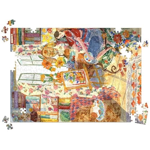 HUADADA 500 Piece Jigsaw Puzzles for Adults, Puzzles for Adults - Artistic Studio Illustration, Perfect for Home Decoration & Gifting :Sunny Flower Room(No partitioned areas on the back) thumbnail 2