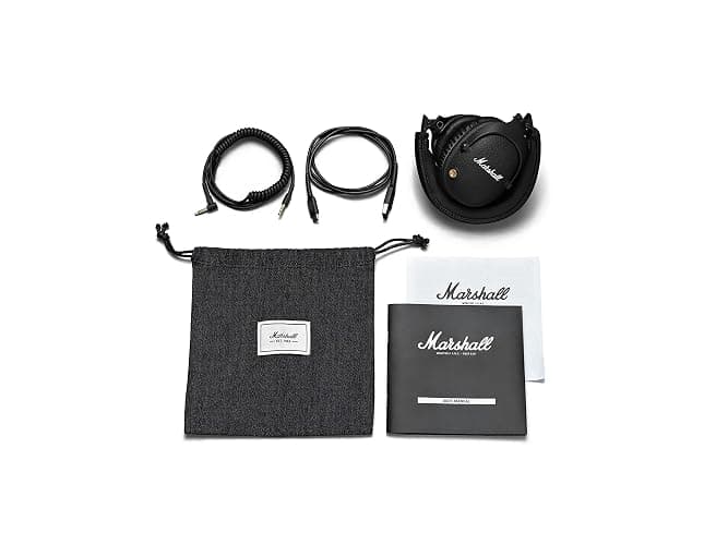 Marshall Monitor II Wireless Bluetooth Headset with Hybrid Active Noise Reduction, Over-Ear Headset, 30 Hours – Black thumbnail 8