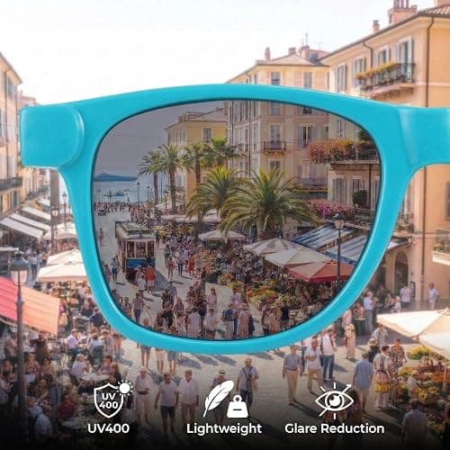 Komonee Drifter Sunglasses UV400 Protection Classic Style Retro Sun Shades Eye Glasses Unisex For Men Women Travel & Fashion – Lightweight Frame Fashion Eyewear for Outdoor Activities thumbnail 3