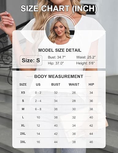 Blooming Jelly Womens Dressy Business Casual Tops Work Trendy Short Sleeve Shirts Summer Cute Pleated Blouses thumbnail 6