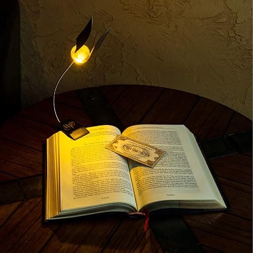 Paladone Golden Snitch Harry Potter Themed Reading Light with Lumi Clip | Battery Powered thumbnail 3