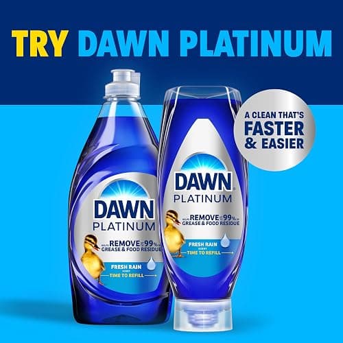 Dawn Ultra Original Dish Soap Refill Jug, Large Size Original Blue Liquid Dishwashing Detergent, Powerful Dawn Dish Soap for Grease, 51.5 oz thumbnail 5