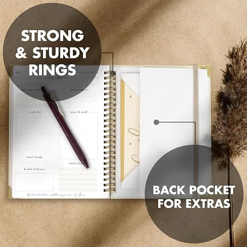 Beautiful To Do List Notebook - Aesthetic Daily Planner to Easily Organize Your Tasks And Boost Productivity - Stylish Undated ADHD Planner Gift and The Perfect School or Office Supplies For Women thumbnail 7