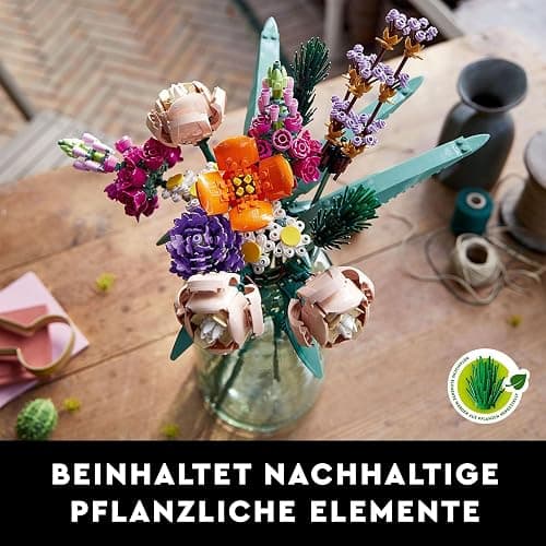 LEGO Botanicals Blumenstrauß - Künstliche Blumen Set für Erwachsene - Zimmerdeko und Geschenkidee für Frauen & Männer - Wohnaccessoires - Botanik Kollektion 10280 thumbnail 8
