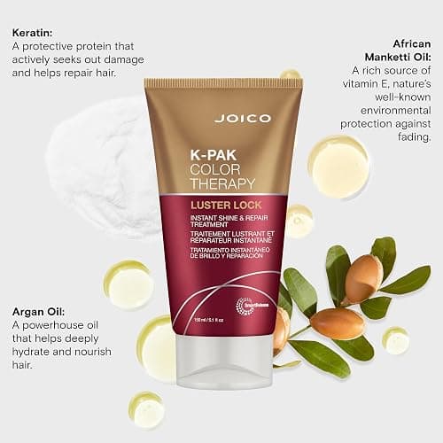 Joico K-PAK Color Therapy Luster Lock Instant Shine & Repair Treatment | For Color-Treated Hair | Boost Color Vibrancy | Repair Breakage | With Keratin & Argan Oil thumbnail 5