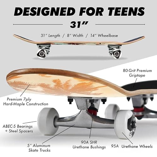Magneto Complete Cruiser Starter Skateboard thumbnail 4