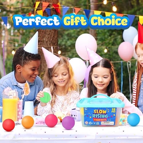Squishy Stress Balls Fidget Toys: 18 Pack Mini Stress Balls for Kids Adults - ADHD Tools Sensory Fidget Toys - Quiet Desk Fidgets for Anxiety Office Classroom Prize - Travel Toys Road Trip Essential thumbnail 6
