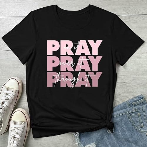 BLACKMYTH Graphic T-Shirts for Women Faith Shirts for Women thumbnail 2