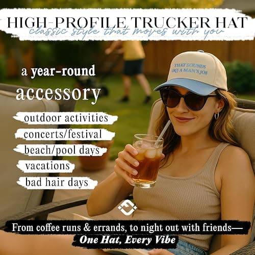 Funky Junque Vintage Canvas Snapback Hat - Adjustable 2 Tone Cap for Men Women - Put It On My, Cowboy, Girl Dad, Funny thumbnail 2