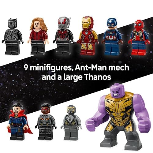 LEGO Marvel Avengers: Endgame Final Battle - Super Hero Building Set for Kids, Ages 10+ - 10 Figures Including Iron Man, Black Panther, and Iron Spider - Birthday Gift for Boys and Girls - 76323 thumbnail 6