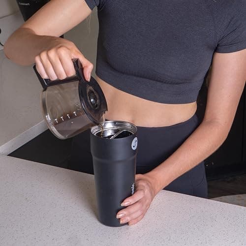 Splitflask Stainless Steel Insulated Tumbler Cup with Straw & Sip Lid – Dual Drink 30oz Travel Mug for Hot & Cold Beverages, Leak-Resistant Coffee & Water Cup for Car, Gym, Work – BPA Free thumbnail 9