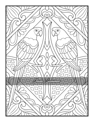 100 Amazing Patterns: An Adult Coloring Book with Fun, Easy, and Relaxing Coloring Pages thumbnail 23