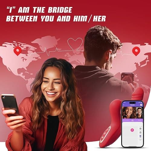 Vibrator Thrusting Dildo for Women Toendi G Spot Rose Toy Clitoral Stimulator Sex Toys Dildos Vibrator with 10 Vibration 7 Thrust Mode with Licking, Rabbit Vibrators Adult Sex Toy Couple AI Sync Games thumbnail 7