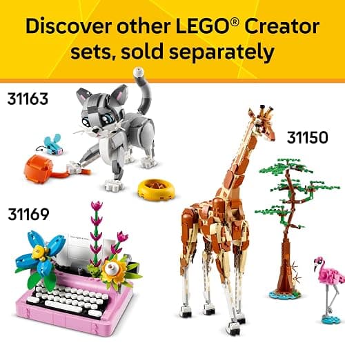 LEGO Creator 3 in 1 Wild Animals Panda Family - Building Toy Kit for Kids with 3 Building Options, Panda, Penguin, or Orca - 8 Year Old Girl & Boy Birthday Gifts - 31165 thumbnail 7