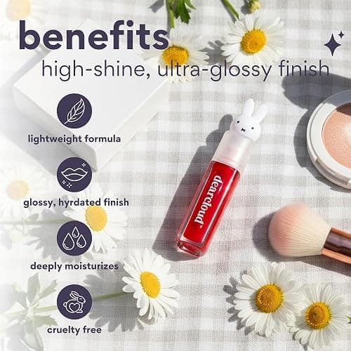 Miffy Lip Serum Jelly - Dear Bun Tinted Gloss for Hydration & Shine (Dear Bun) thumbnail 3