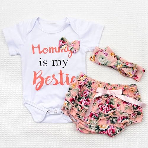 Reborn Baby Dolls Girl Clothes 20-22 inch Reborn Newborn Baby Doll Clothes Accessories 3Pieces Printing Suits thumbnail 8