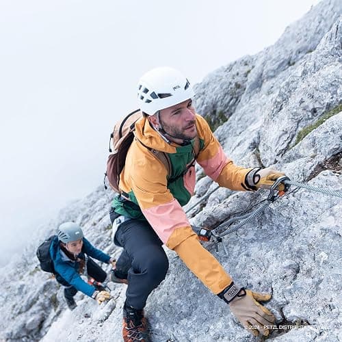 PETZL - Via Ferrata Scorpio Vertigo Lead - from 40 to 120 kg, Orange, 365 g thumbnail 8