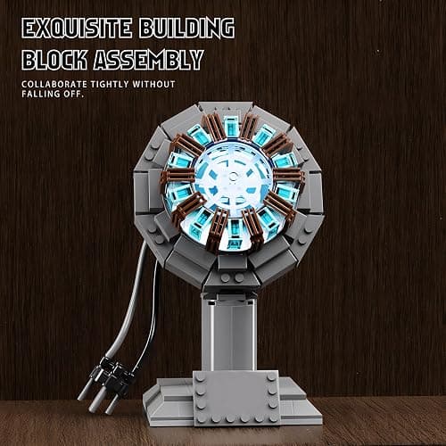 APENGBAOL Arc Reactor Building Block Set, A Model Toy Proof That Tony Has A Heart,A Gift for Adults and Children thumbnail 5