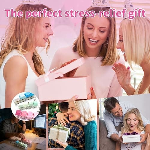 SOMAREM 3 Pcs Keyboard Fidget Toy - Clicky, Creamy & Silent Fidget Keyboard Clicker with Led Lights, 4 in 1 Keyboard Fidget Keychain Toys for Adults & Kids, Boost Focus & Stress Relief Fidget Gifts thumbnail 8