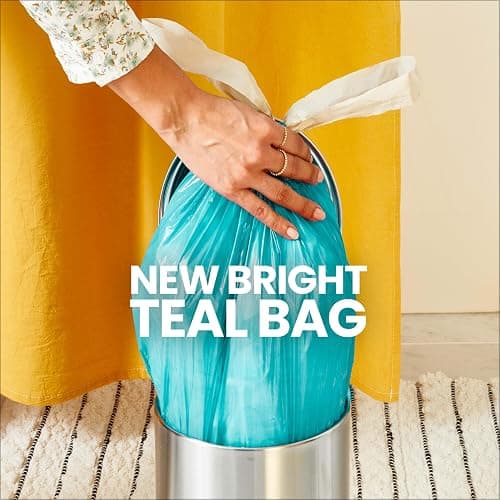 Glad Small Trash Bags, Great for Office, Bathrooms and Bedroom Bins, Bahama Bliss Scented Garbage Bags, Odor Resistant with Drawstring, Febreze Freshness, 4 Gallon Trash Bags, 80 Count thumbnail 4