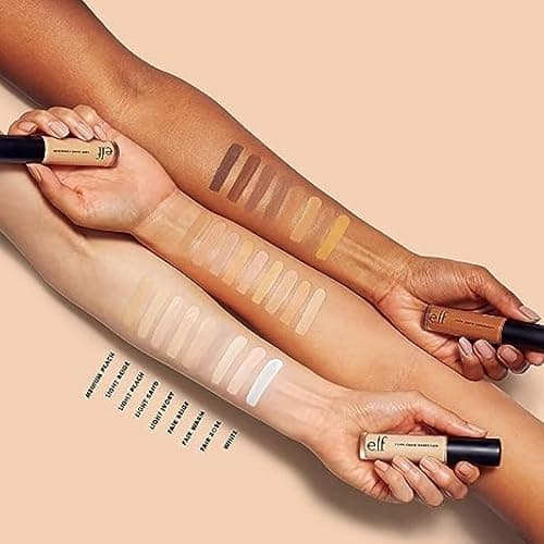 e.l.f. 16HR Camo Concealer, Full Coverage & Highly Pigmented, Matte Finish, Light Beige, 0.203 Fl Oz (6mL) thumbnail 4