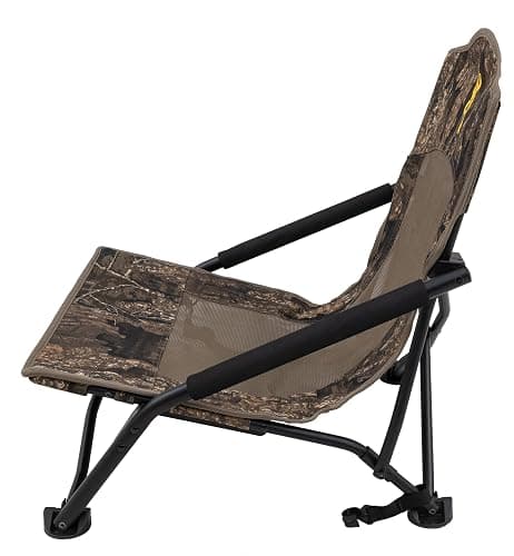 Browning Strutter Camo Turkey Hunting Chair with Foldable Low Profile Compact Design, Durable Steel Frame, and Padded Shoulder Carry Strap and Carry Bag thumbnail 4