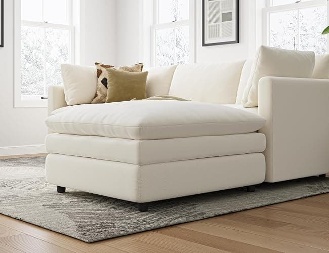 Txtin's Cloud Couches for Living Room L Shaped Sectional Couch with Ottoman Deep Plush 4 Seats Sofa Modern Sofa for Apartment thumbnail 5