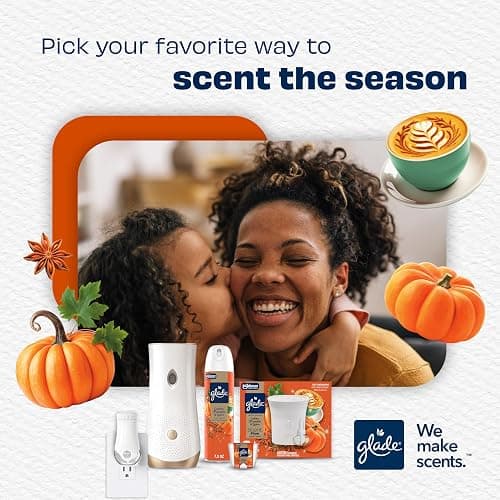 Glade Automatic Spray Refills, Air Freshener, Golden Pumpkin & Spice, 2 x 6.2 oz thumbnail 7