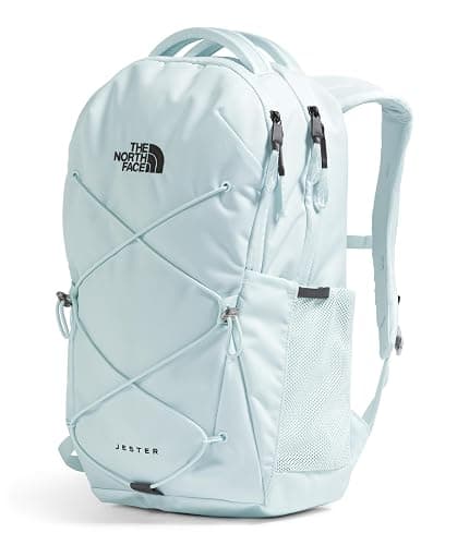The North Face Women's Jester Everyday Laptop Backpack - Commuter Travel Bag, Laptop Sleeve, Water-Repellent, Ice Blue/TNF Black, One Size thumbnail 2