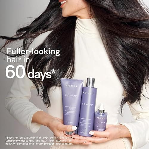 MONAT IR Clinical System – Complete Hair Care Restoration Kit with Thickening Shampoo, Conditioner & Thinning Defense Serum – Strengthens, Protects, & Revives Hair for Thicker, Fuller-Looking Results thumbnail 6