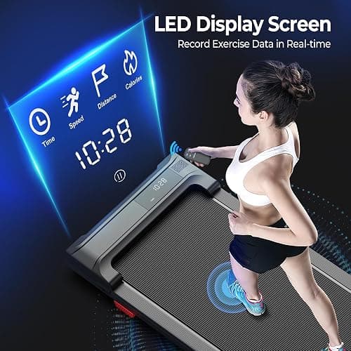 Walking Pad Treadmill for Home - Under Desk Treadmills Mini Portable Walking Running Machine Slim Compact Small Lightweight thumbnail 4