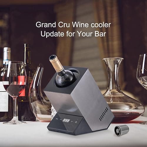 Cobalance Wine Chiller Electric,Single Bottle Cooler for 750ml Wine or Some Champagne,Portable Coolers Keep Cold Up to 24h,Personalized Chillers at Party,Gift for Wine Lover thumbnail 6