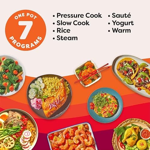Instant Pot Duo 7-in-1 Multi-Cooker, Electric Pressure Cooker, Slow Cooker, Rice, Steamer, Sauté, Yogurt Maker, Warmer & Sterilizer, Includes App With Over 800 Recipes, Stainless Steel, 6 Quarts thumbnail 3