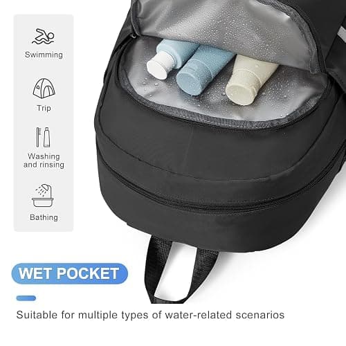 coofay Gym Backpack For Women Waterproof Sports Backpack With Shoe Compartment Lightweight Travel Backpacks Small Gym Bag Dance Volleyball Backpacks thumbnail 4