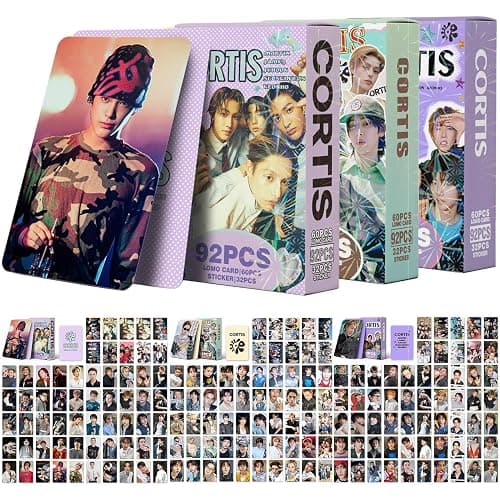 KPOPBTS CORTIS 3PACK 180PCS Photocards, GREENGREEN Album Merch Cards Lomo Card Set, Gift for COER‌ Boys and Girls - Image 1