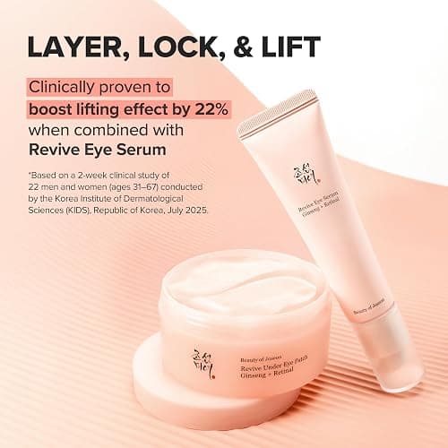 Beauty of Joseon Revive Eye Serum with Retinal Niacinamide Correction for Puffy Eye Bags Fine Lines Dark Circles Wrinkles, Korean Skin Care 30ml, 1.01 fl.oz thumbnail 9