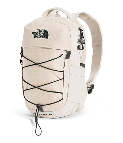 THE NORTH FACE 10L Mini Borealis Everyday Backpack | Water Repellent Finish, Travel Essential Daypack with a Padded Tablet Sleeve, Gardenia White/TNF Black-NPF, One Size - One Size - Gardenia White/Tnf Black-npf thumbnail 2