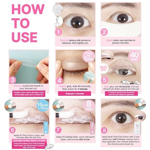 Korean Lash Lift Kit - Eye Brow Lamination Kit Eyelash Perm Kit Eyelash Lift Kit Lash Perm Eyebrow Lamination thumbnail 8
