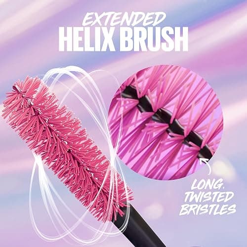 Maybelline The Falsies Surreal Extensions Washable Mascara, Volumizing, Lengthening Mascara Make Up, Blackest Black, 1 Count thumbnail 6