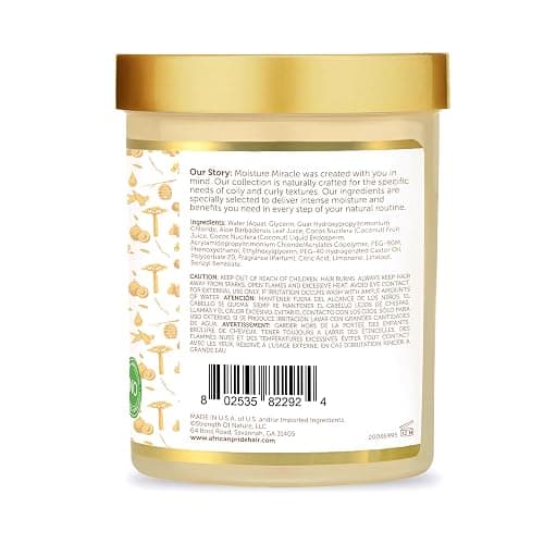 African Pride Moisture Miracle Pre-Shampoo Hair Detangler, 18 Oz | Aloe & coconut water pre-poo softens and detangles curls and coils; minimizes breakage on wash day thumbnail 8