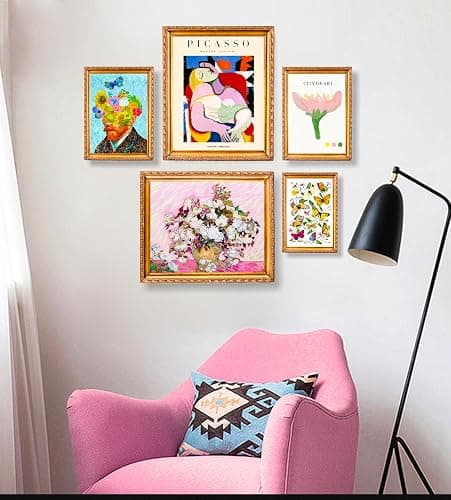 dazongweihan 18 PCS Colorful Eclectic Wall Art Decor, Maximalist Wall Prints for Bedroom, Funky Posters for Room Aesthetic, Colorful Boho Gallery Wall Prints for Bedroom Dorm thumbnail 3