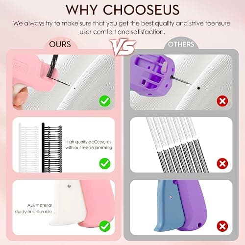 Stitch Gun for clothes No-Sew Hemming Tool- Easy, Portable, Professional-Grade Tagging Gun for Quick, Temporary Hems on Pants, Dresses, Skirts and Sleeves thumbnail 6