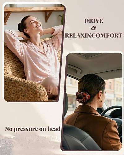 Secroma 6 PCS Flat Hair Clips for Women, French Medium Non Slip Claw Clips | Minimalist Matte Design with Strong Grip for Thick Thin Hair, Keeps Hair Secure for Low Buns, Updos and Everyday Styling thumbnail 3